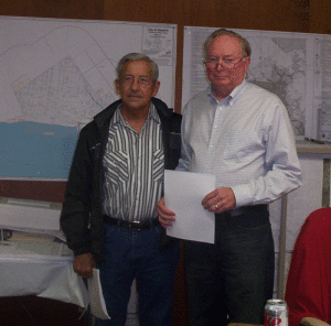 Mayor Elmer DeForest (right) swore in Buddy Cross as the newest Seadrift City Council Member on January 6.
