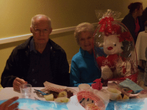 Marvin & Biddy Hileman- married 65 years
