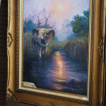 Elephant painting by Lee Ann Kunz, POC