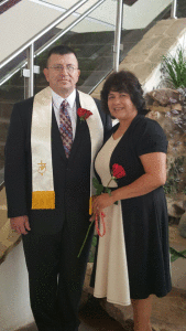 Newly Ordained Reverend Jesse C. Alderete and wife, Angie Fisherman’s Chapel