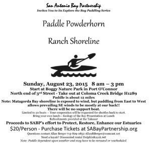 2015-08-23-Paddle-Powderhorn-Ranch-Shoreline---dolphin-talk