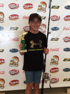 Congratulations, Brooklyn Redmond! 1st place Biggest Red in age group 10-12 Speedy Stop Kids Fishing Tournament