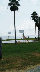 New Basketball Court at King Fisher Beach