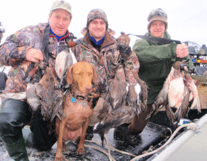 Successful duck hunting in Port O’Connor starts with a well brushed blind, a great decoy spread and some good calling. Robert Sloan photo