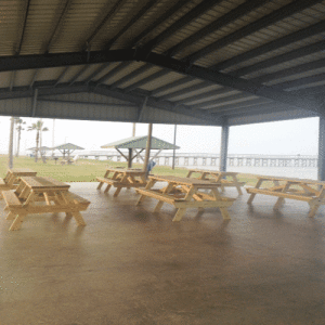 New Picnic Tables at Pavilion