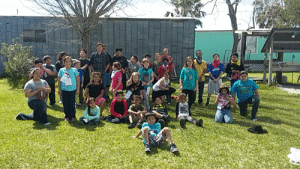 Some of the children at the recent Kids Retreat hosted by Fisherman’s Chapel. - Photo by Hannah Casey