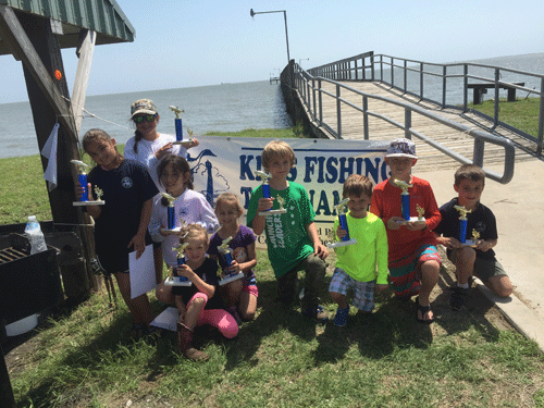 Winners of the Kids Fishing Tournament