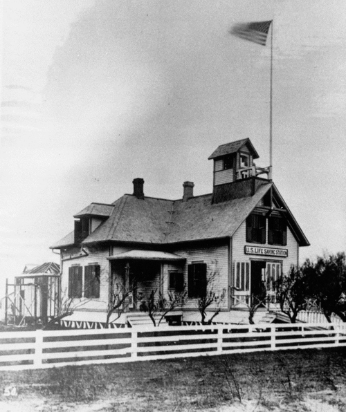 United States Life-Saving Station Saluria on Matagorda Island– Picture Source Wexford Archives