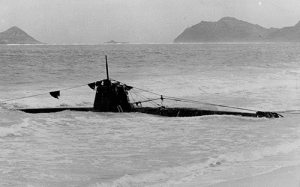 Mini-submarine found beached off Oahu the day after the Pearl Harbor Attack