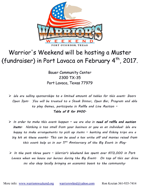 Warriors-Weekend