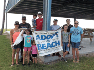 Roxanne Ochoa led local volunteers cleaning up King Fisher Beach