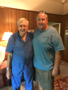 Clint Bennetsen (Island Life) and his dad, Henry, on Fathers Day.