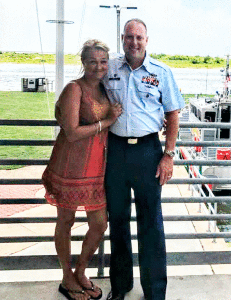 Senior Chief Joshua Martin and wife Jennifer