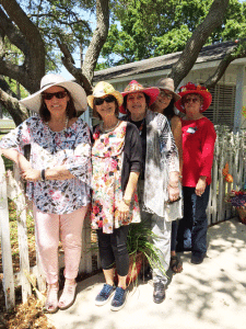 Springtime fun! Local ladies enjoy the monthly “Hooked on Boots” meeting.