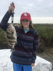 Leah and her Sheepshead