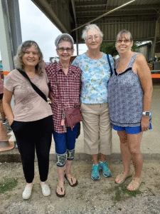 The ladies of The Two RV Park had a great time shopping together at the Service Club’s Spring Garage Sale. 