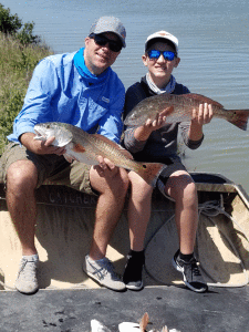 Father and Son Family Time! Making Memories! -Capt. Jeff Larson