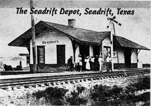 Folks have been asking about the Depot so here’s an update! Miraculously, the Depot went through Hurricane Harvey with little damage! Since then some repairs have been made. The roof has been repaired. Soon the soffit and the facia will repaired. The building will also get a fresh coat of paint! In about a month or so work on the interior is hoped to be started. Seadrift’s Depot/Museum will one day have some historical displays for all to see! -Tanya Deforest 