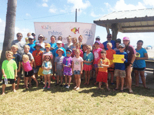 Memorial Weekend Kid’s Fishing Participants -Photo by Susan Braudaway