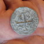 Old coin found on the beach.