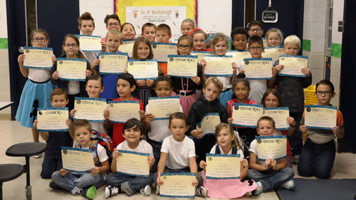 First Row:  Timothy Reneau, Isiah Ochoa, Kolt Leiker, Ana Brown, Camren Hime Second Row: Madden Guevara, Jakob Donaldson, Marcos Blanco, Pierre Wilburn, Reid Thomas, Emma Sanchez, Blaklei Ruddick, Connor Ferrell Third Row:  Grace Brown, Abygail Gonzales, Waylon Thomas, Lexi Ruddick, Laela Aranda, Clara Stryker, Bryce Sandy, Kaleb Kendrick Fourth Row:  Corbin Washburn, Pryncess Few, Bradley Eure, Gracie O’Shields, Leon Hill, Riley Pagel Back Row: Emily Ferrell, Byron Ferrell, Audrey Rhoads, Landon Jones 