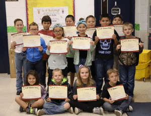 1st Row:  Addi Ruddick, Skyler Pessall, Avery Gosnell, Haiden Dean 2nd Row:  Brayson Thumann, Aubrey Ragusin, Kyndra Carriles, Christian Gutierrez, Remington Eure 3rd Row:  Cole Spicak, Alex Lopez, Anthony Flores, Nicholas Ragusin, Mato Sanchez 