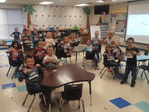 Seadrift Kindergarten classes have been studying the weather. Students had fun making snow!      -Leslie Shirall