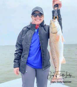 Solid Day of Big Reds Capt. Cody Spencer Bay Flats Lodge 