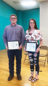 Congratulations, Ryan Cain & Leah Lucey Athletes of the Year at Seadrift School