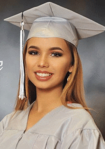 Kaleigh Diaz, daughter of Karie Skalak and the late Robert Diaz Grandparents Susan Skalak, Tommy Sr. & Dorrissa Skalak; Aunt’s Kacie & April Skalak; Uncle Thomas Skalak Jr.; Uncle Doug & Aunt Alicia Skalak. Kaleigh jump-starated her future by attending Hope High School and graduating a year early. Kaleigh’s favorite subject in school was U.S. History. She loves learning new things, hanging out with her friends and helping her teachers. Kaleigh will be attending college in the Fall to become a Teacher and Coach.