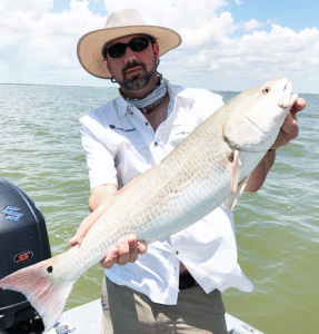 Jeff Christenson - 28.25 Redfish Capt. Stephen Boriskie - Bay Flats Lodge - 888-677-4868