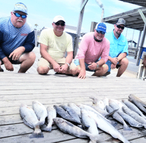 Richard Thompson and crew went to the surf with LIMITED results. Captain Jeff Larson - Saltwater Lodge