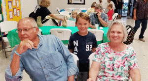 L’Roy and LIz Bell with grandson Kolt Leiker