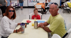 Jim & Donna Vuichard and grandson Madden Guevara