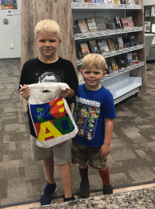 “Congratulations, Kaleb Kendrick, for being the winner of the Port O’Connor Library Card Sign up contest. Happy reading!!” 