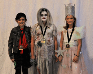 Girls 3rd Grade: Clara Stryker, Avery Gosnell, Riley Pagel