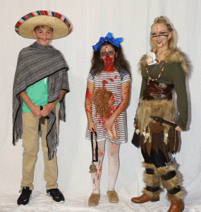 Jr. High / High School POC Costume Contest Winners: Keegan Short, Jacklyn Gutierrez, Riley Hughs