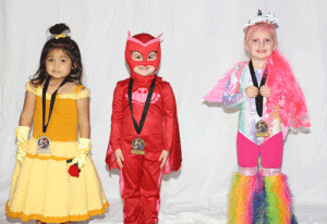 Girls 2 - 3 year olds: Olivia Marlin, Hayden Harper, Reagan Eure