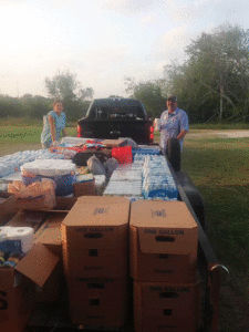 There is no way to thank everyone right now, but let it be known that the people of Louisiana are blessed by their friends in Texas! Allan and Katrina Hodges Pokluda are on their way to them with supplies. God bless you!