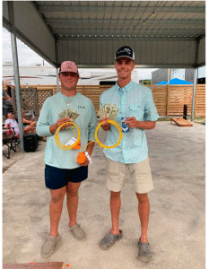 Cornhole Tournament Winners Cole Jansky and Josh Wagner