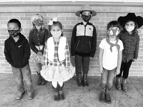 POC students “give drugs the boot” and dress up as cowboys. Dilan Tovar, Kynslee Brown, Josie Clark Reagan Eure, Jacob Stryker, Carter Stringo 