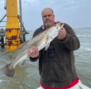 Allen Junek caught and released this 31.5 inch trout. Great way to start Spring Break!