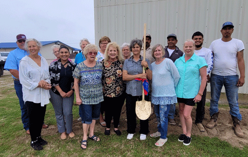 Service Club Members, Commissioner Gary Reese, and the crew of Lozada Concrete Works celebrated the “Groundbreaking Ceremony” of the POC Community Service Club’s new Building on April 12, 2021!!