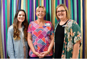 Pictured are (L to R)Miranda Waechter, Tracy Dunwoody, and Heather Jones of the Pregnancy Help Center.