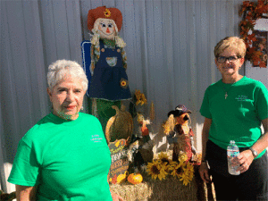 St. Patrick Church Pastoral Council members Charlene Terrell, Vice President and Sandy Reese, President at Saint Patrick Church Fall Festival. 