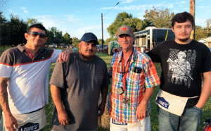 Pumpkin Patch Crew: L to R: Kyle See, Josh Ureste, Chris Kelly, Zachary Henson