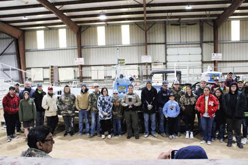 TPWD  Game Warden Guevara with Calhoun County Boater Education Class