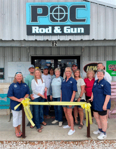 Ribbon Cutting for POC Rod & Gun Grand Opening Deb Powell, New Owner Saturday, April 16 - Port O’Connor Chamber of Commerce -Photo by Susan Braudaway