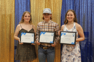 Seadrift School held their annual Blue & Gold Athletic Banquet on May 17, 2022.  For the 2021-2022 School year the Athletes of the Year are: Caitlyn Griggs, Jaxson Key and Zoey Henning.