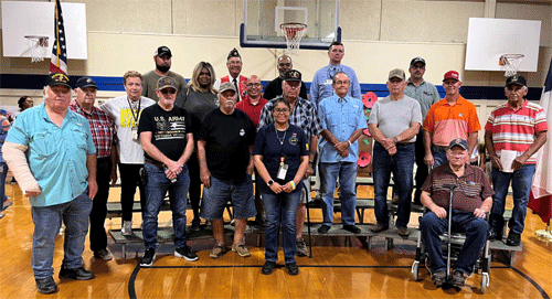 Seadrift area veterans honored at Seadrift School. 